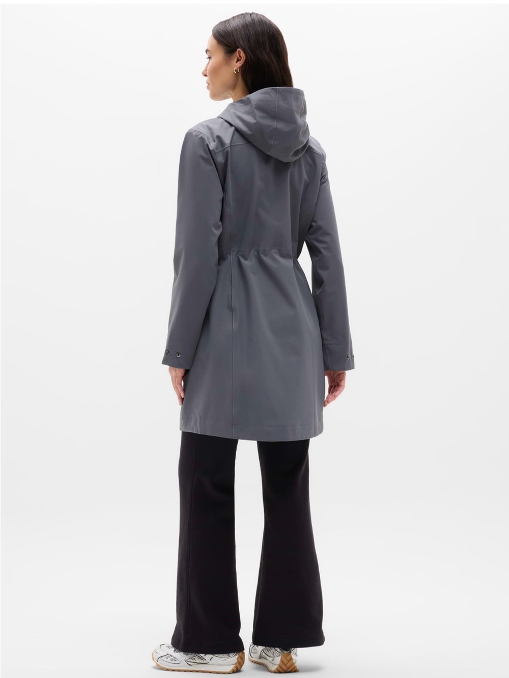NWT- Athleta Rainout Ridge Long Trench - Picture 2 of 8